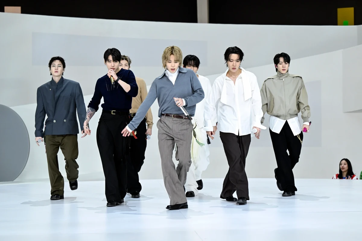 Watch BTS Perform ‘Swim’ in the Guggenheim Museum on ‘Fallon’