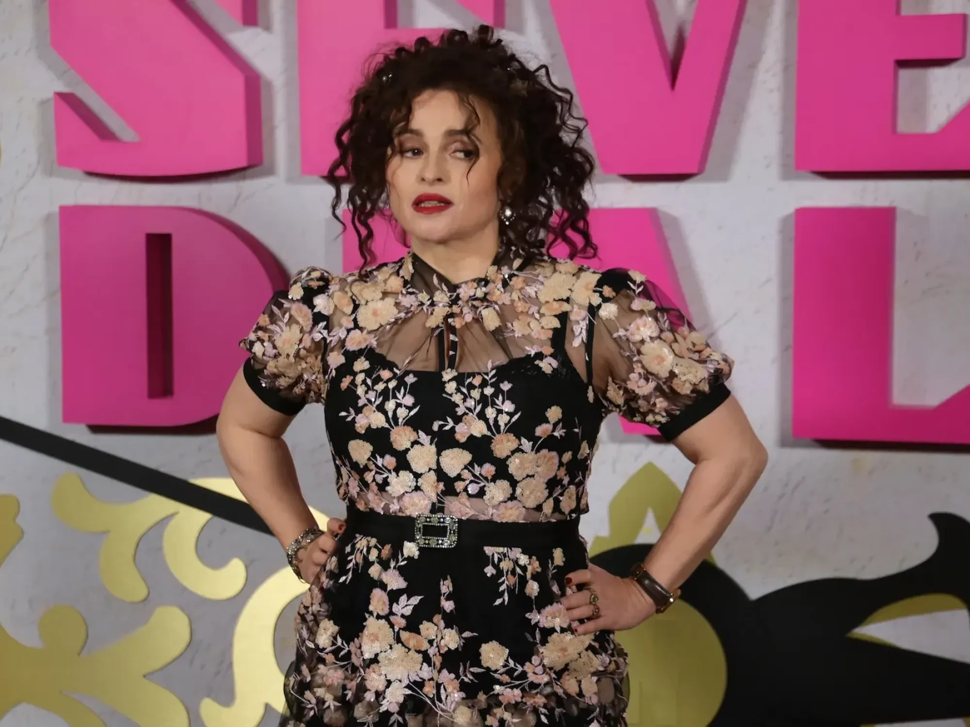 helena bonham carter pink dress Helena Bonham Carter's Best Red Carpet Moments are Eccentric Whimsy