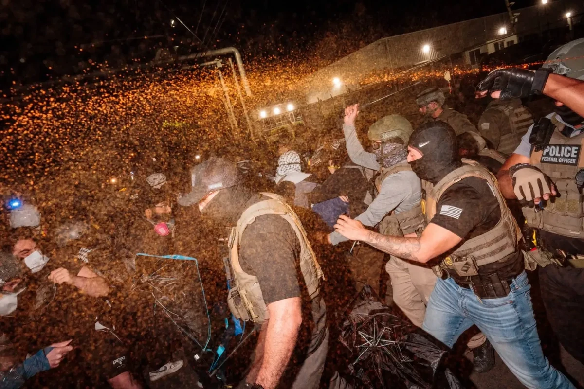 Inside the Protests at Delaney Hall, the New Front in Trump’s Immigration War