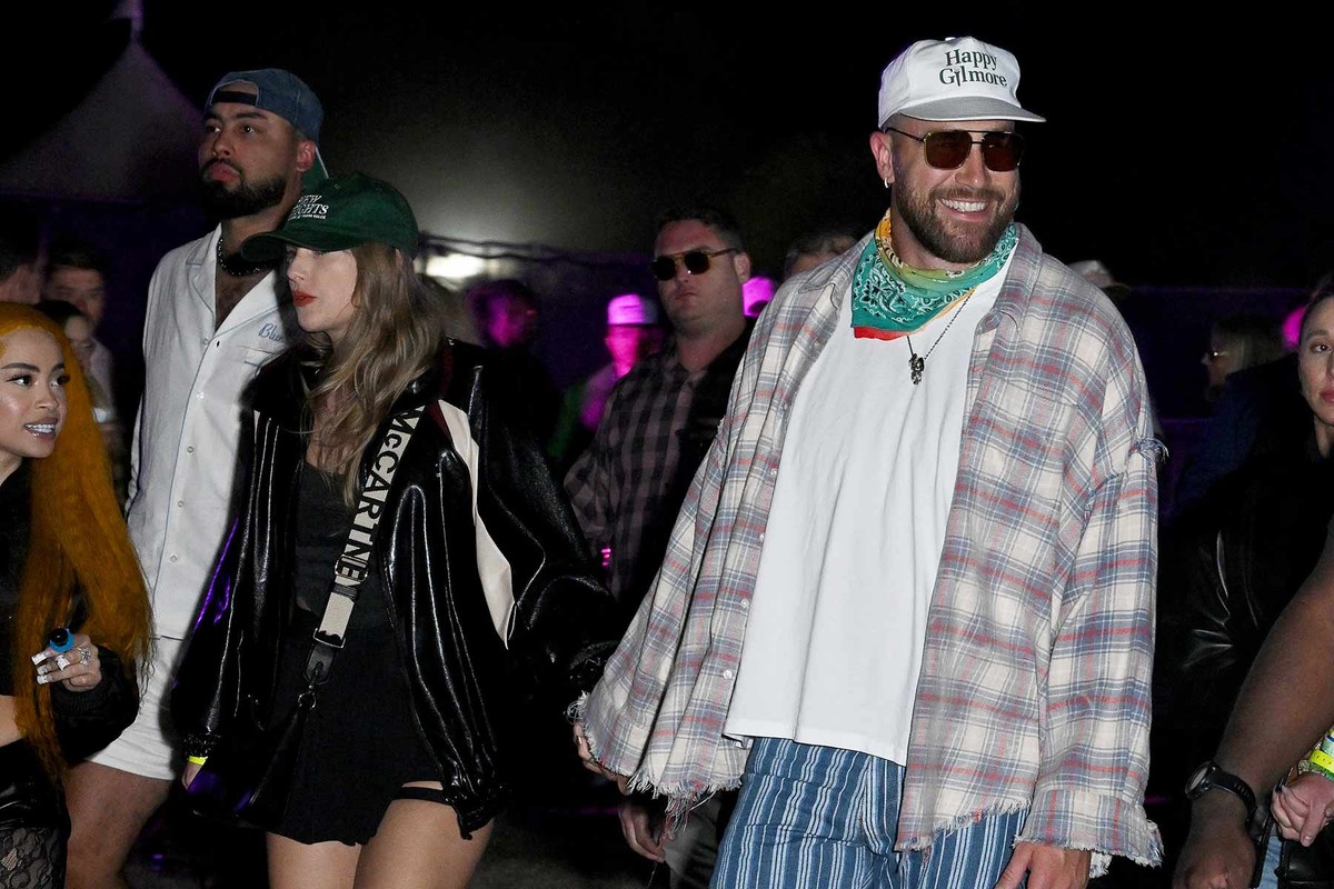 Taylor Swift and Travis Kelce Dance to Ice Spice, Bleachers at Coachella 2024