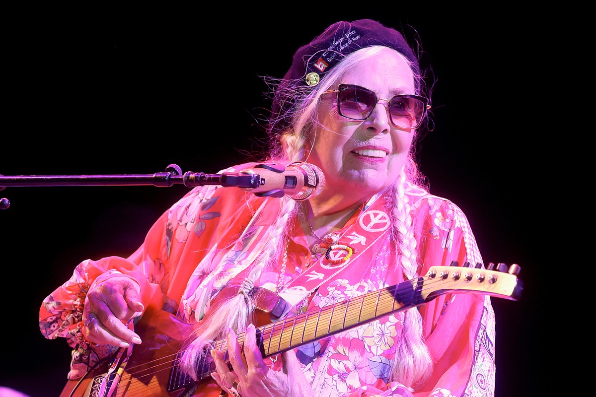 Joni Mitchell’s New Book of Paintings Takes Aim at Politics