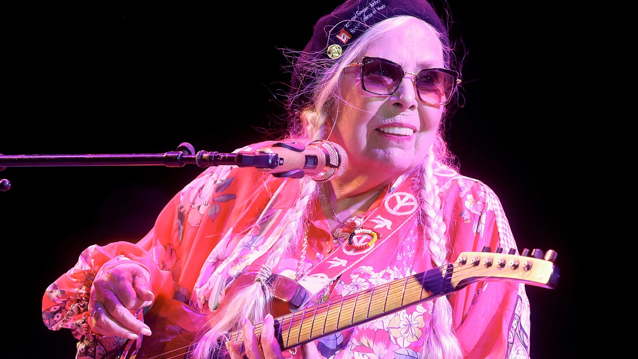 Joni Mitchell’s New Book of Paintings Takes Aim at Politics