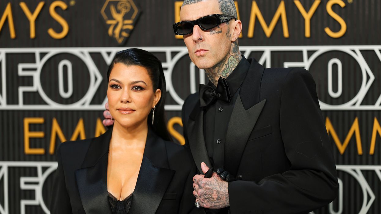 Kourtney and Travis, Issa Rae, Donald Glover Shine on Emmys Red Carpet