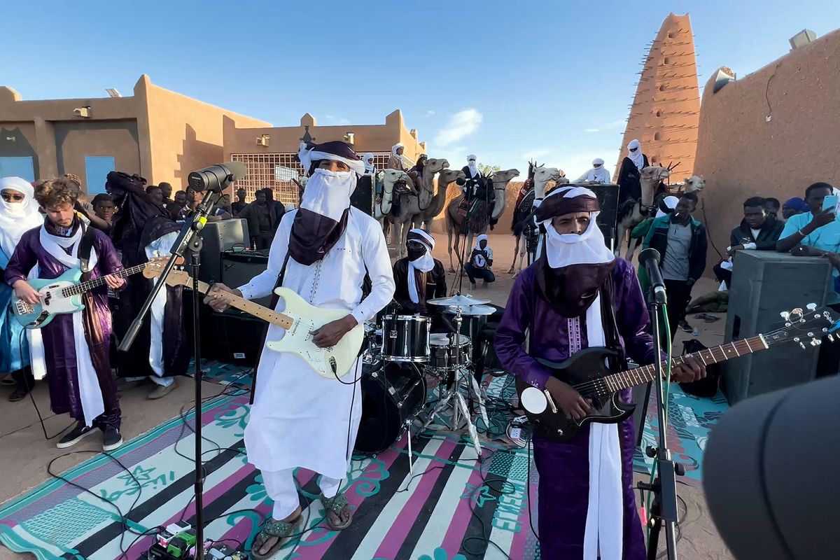 Join Men on Camels in Watching Mdou Moctar’s Stunning Concert in Niger