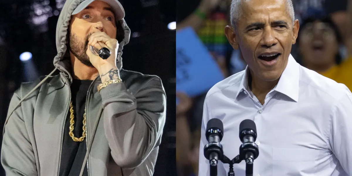 Obama Favorite Rapper Regardez Obama rapper «Lose Yourself» aux côtés d'Eminem - Rolling ...