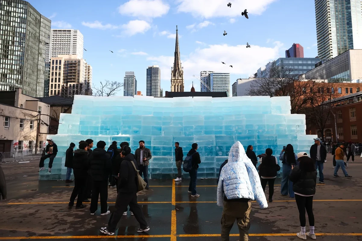 Drake’s Ice Installation Dismantled by Toronto Fire Services