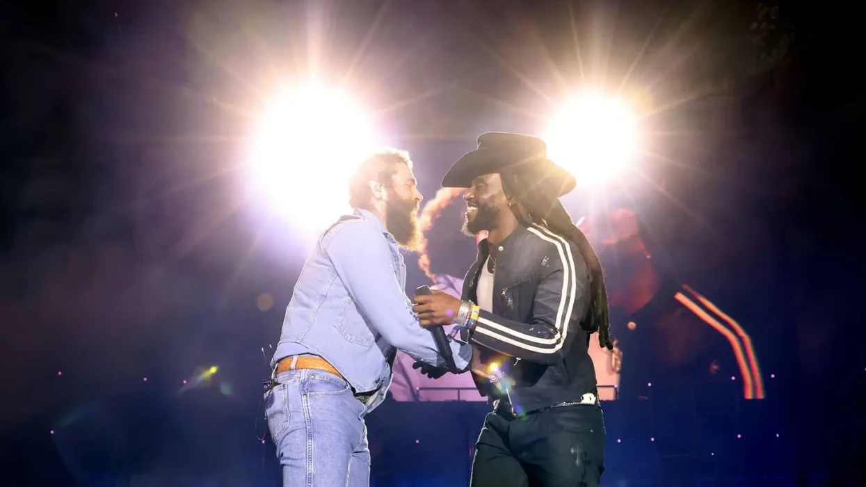 Post Malone Smashes Beer Can on His Head, Closes Out Stagecoach With Help From Shaboozey