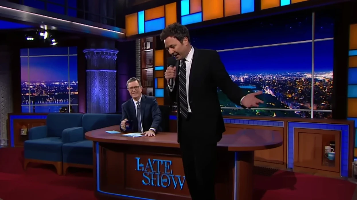 Watch Jimmy Fallon Pay Tribute to Stephen Colbert Ahead of ‘Late Show’ Ending