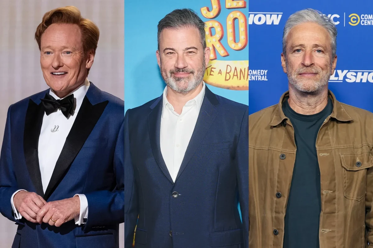 Jimmy Kimmel Forms Cover Band With Conan O’Brien, Jon Stewart at Netflix Is a Joke Fest