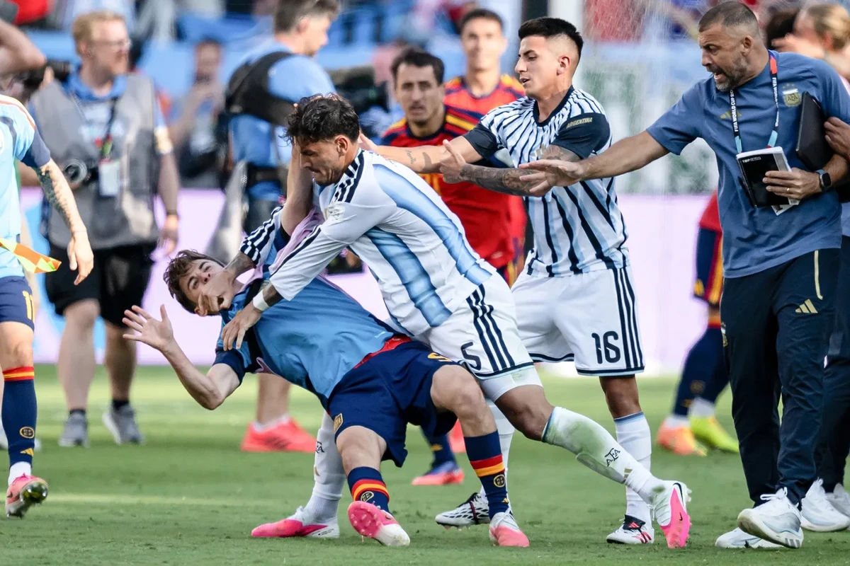 Shoves and Shouting: Physical Skirmish Breaks Out at World Cup Final