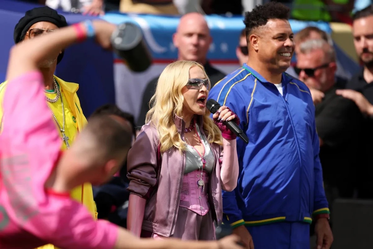 No, Madonna Was Not in Trump’s Suite at the World Cup Final